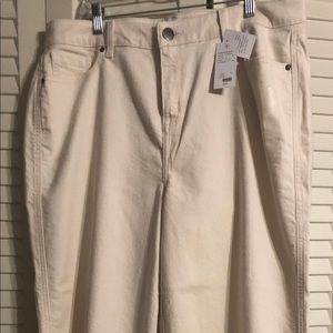 NWT Lane Bryant Wide Leg Crop Jeans